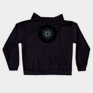 Flowers in Space Kids Hoodie